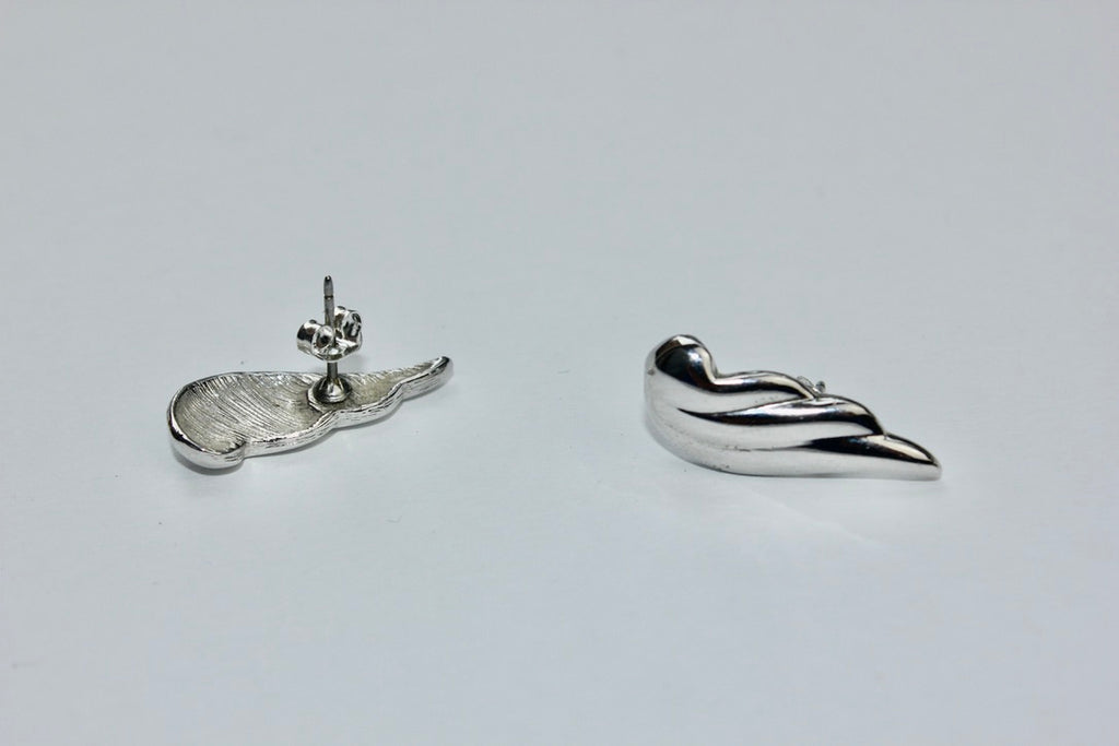 Vintage Silver Wing Studs - KnotsandPipes