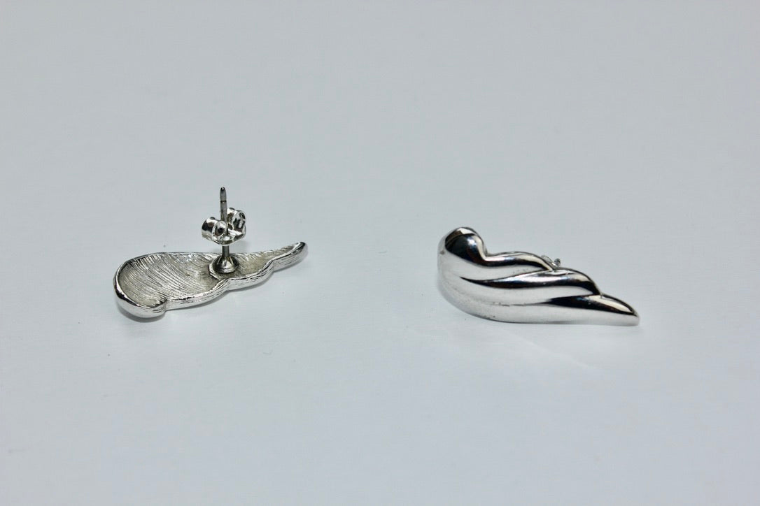 Vintage Silver Wing Studs - KnotsandPipes