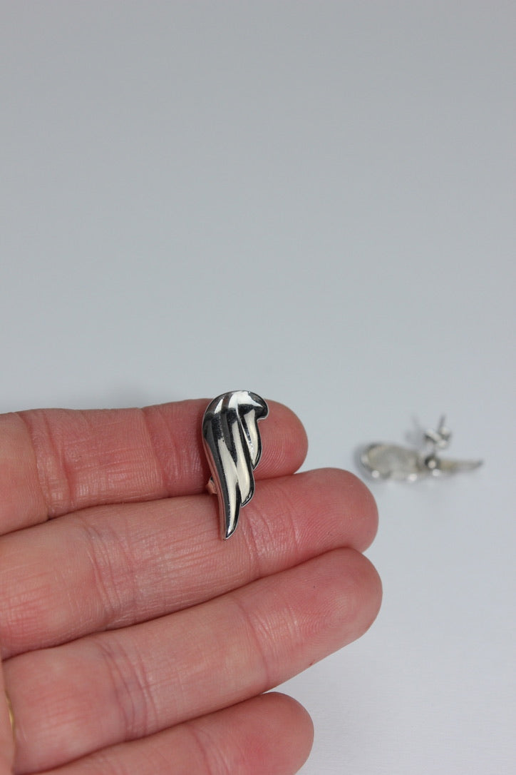 Vintage Silver Wing Studs - KnotsandPipes