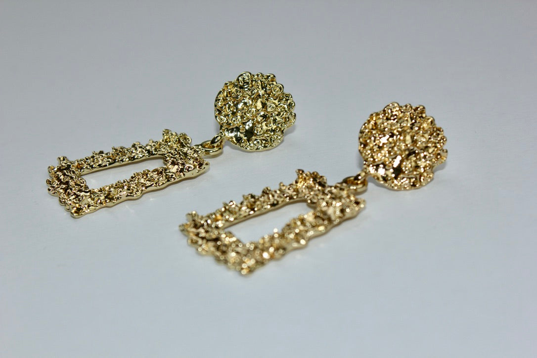 Rectangle Drop Earrings - KnotsandPipes