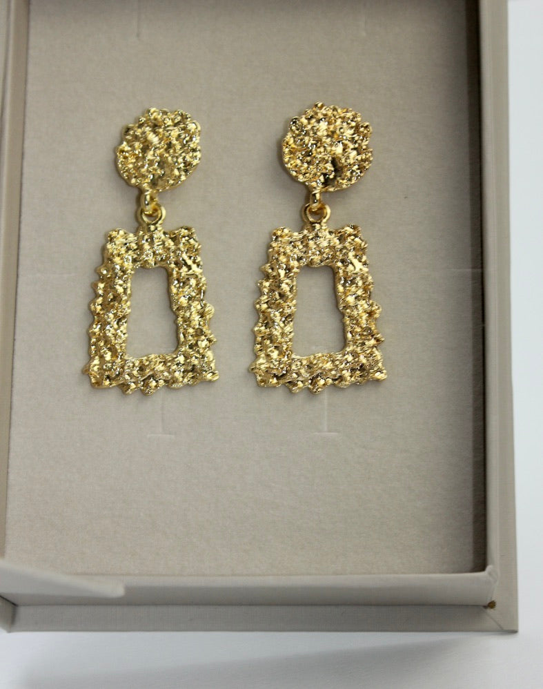 Rectangle Drop Earrings - KnotsandPipes