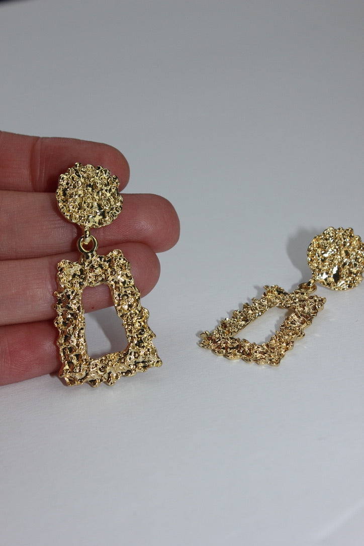 Rectangle Drop Earrings - KnotsandPipes