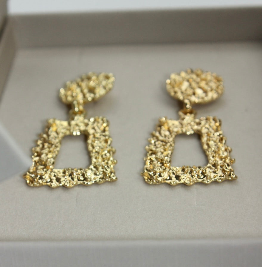 Rectangle Drop Earrings - KnotsandPipes
