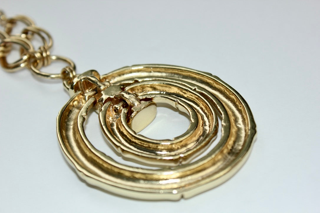 Vintage Tabi Chunky Gold Necklace - KnotsandPipes