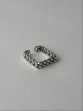 Square Basket Ring, Genuine Sterling Silver - Knots and Pipes