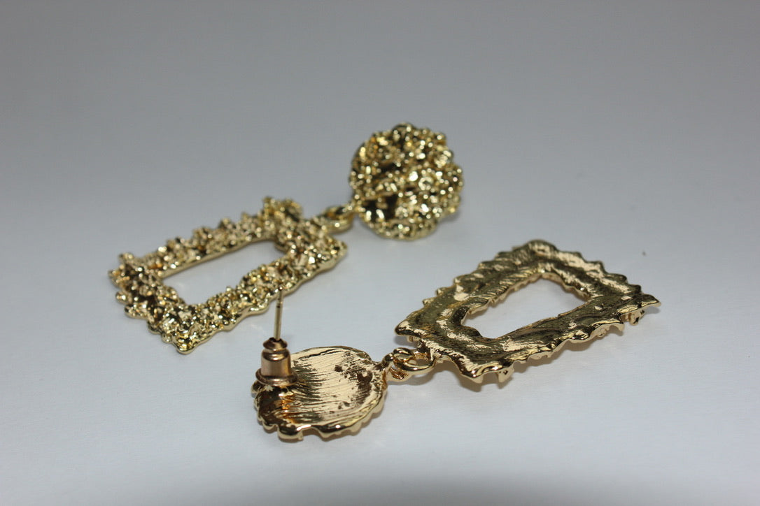 Rectangle Drop Earrings - KnotsandPipes