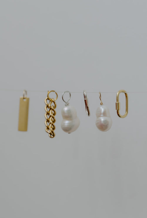 Large Baroque Pearl Charm (Sold Individually) - KnotsandPipes