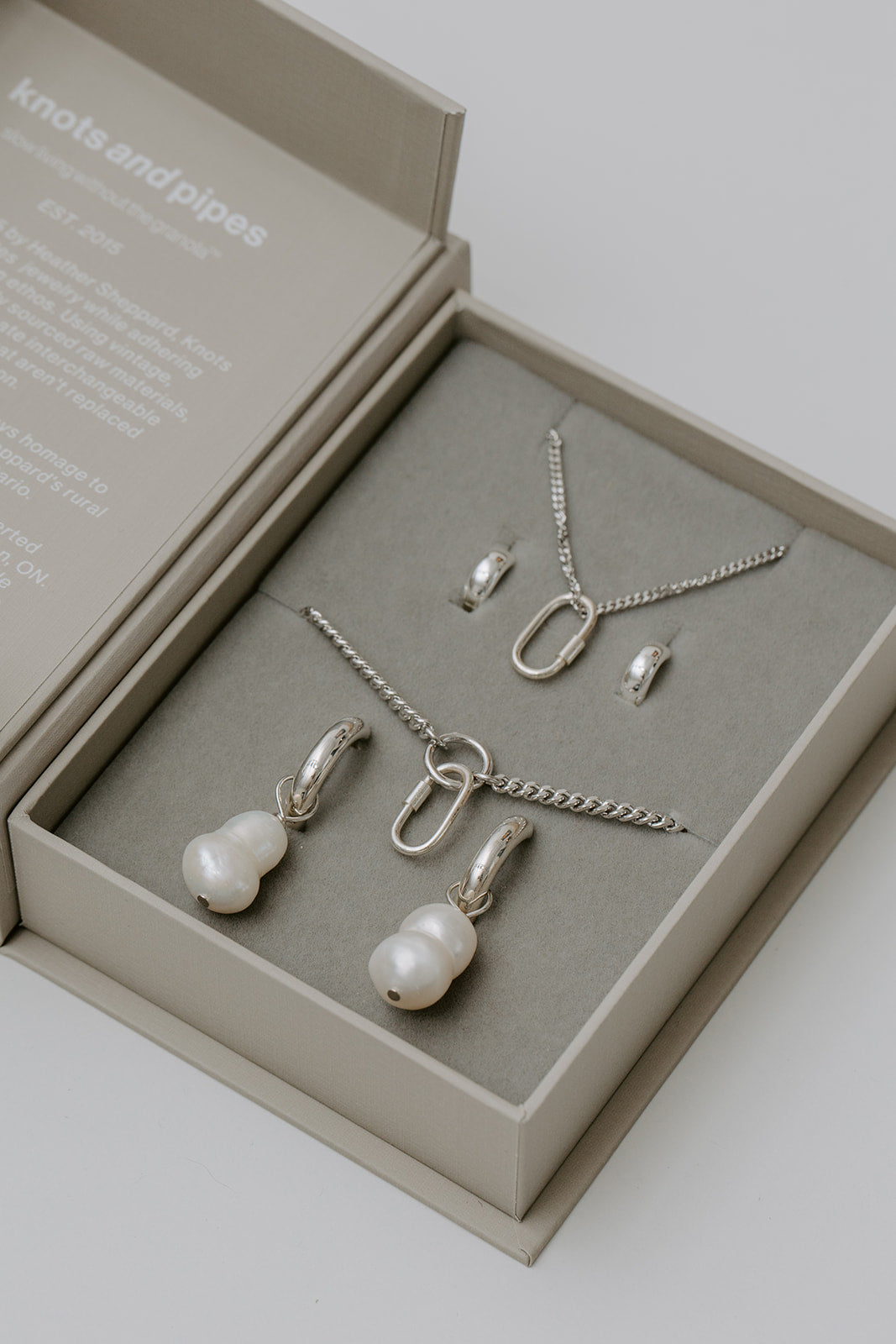 Large Baroque Pearl Hoop Earrings