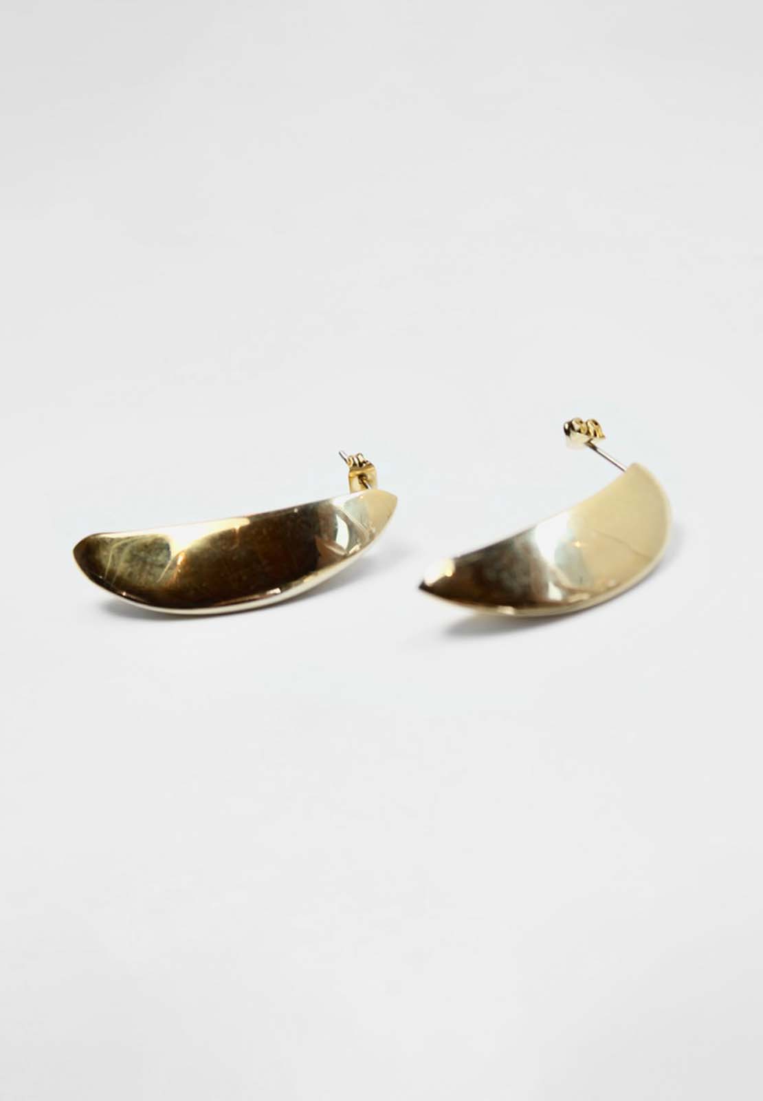 Half Moon Vintage Stud Earrings - KnotsandPipes