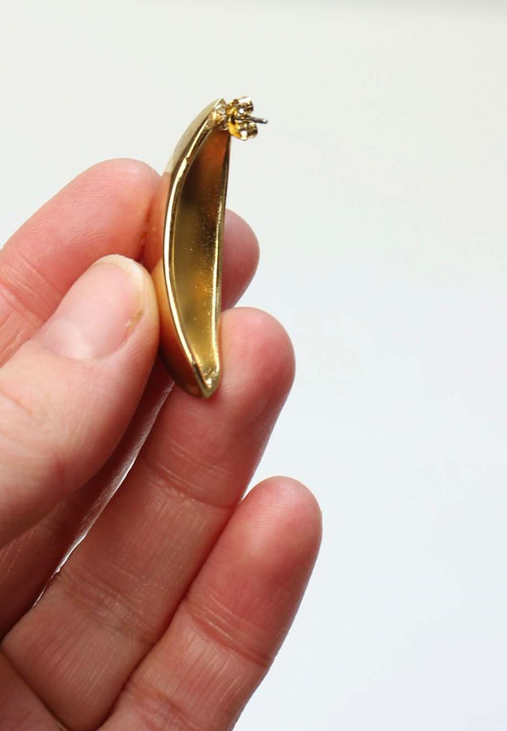 Half Moon Vintage Stud Earrings - KnotsandPipes
