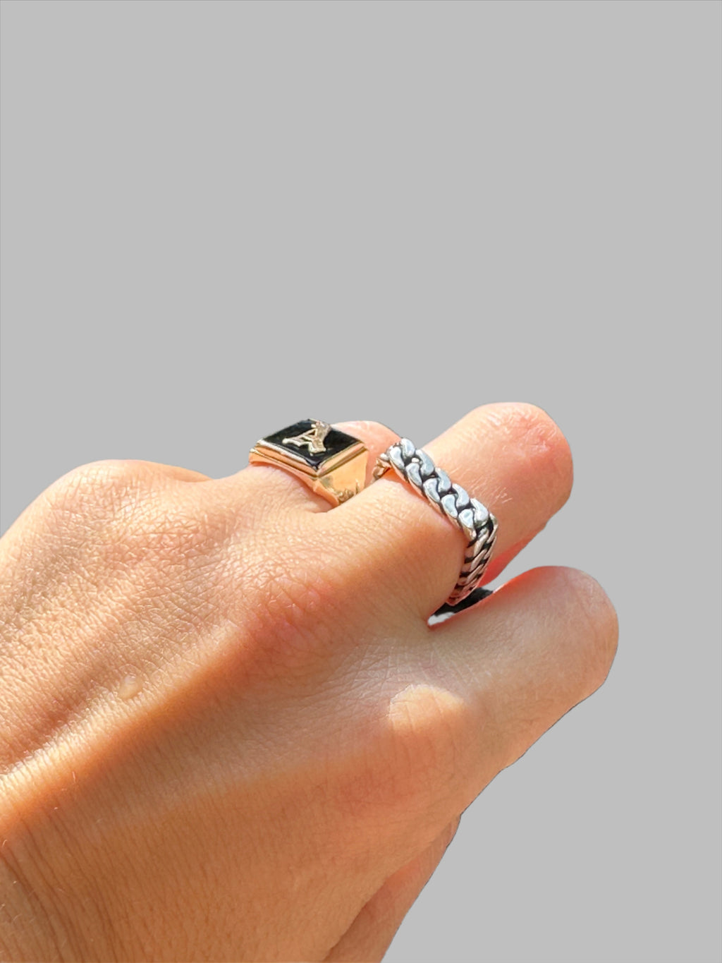 Square Basket Ring, Genuine Sterling Silver - KnotsandPipes