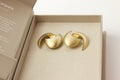 Two-Tone Vintage Clip On Earrings