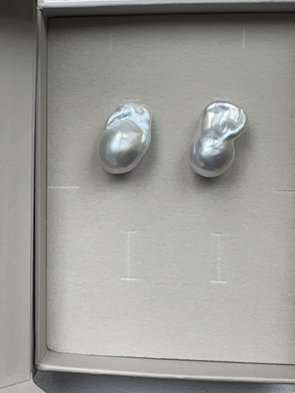 Extra Large Freshwater Pearl Stud Earrings